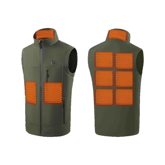 Gilet chauffant homme sport avec batterie