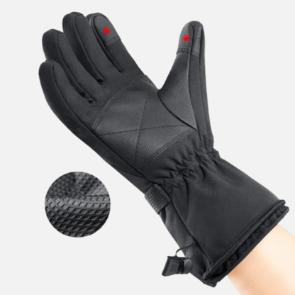 Gants chauffant de ski confort et optimal avec batterie