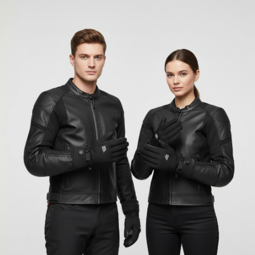 Gants chauffants moto imperméable et tactile
