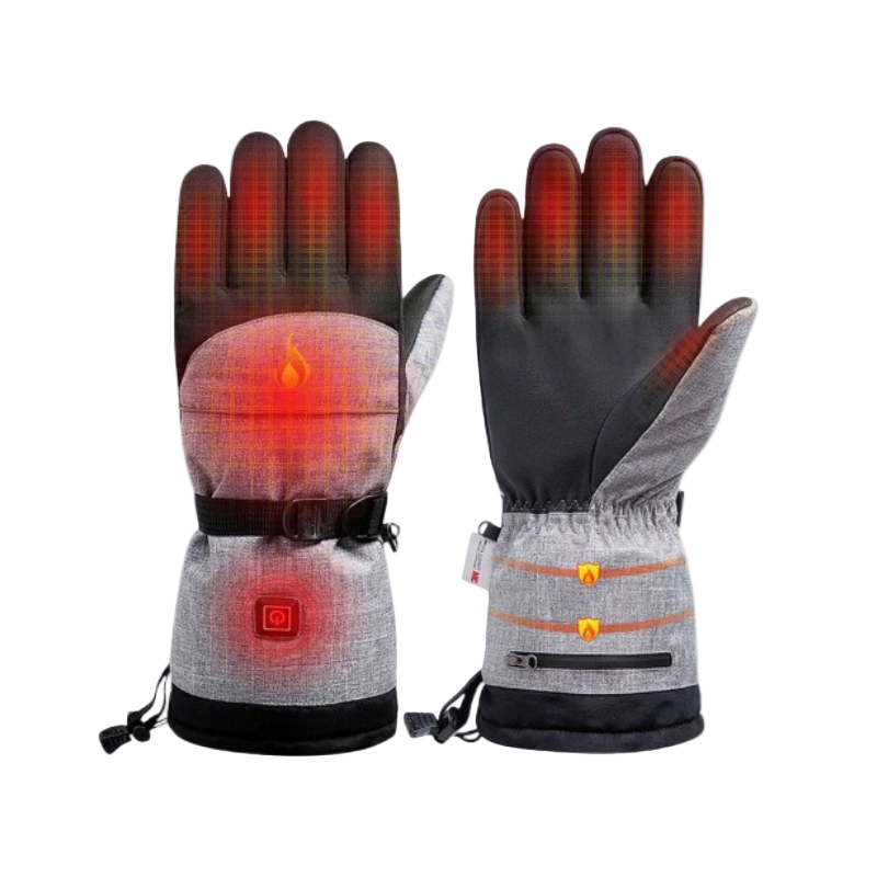 Gants chauffants ski optimal avec batterie rechargeable