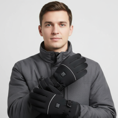 Gants chauffant de ski confort et optimal avec batterie