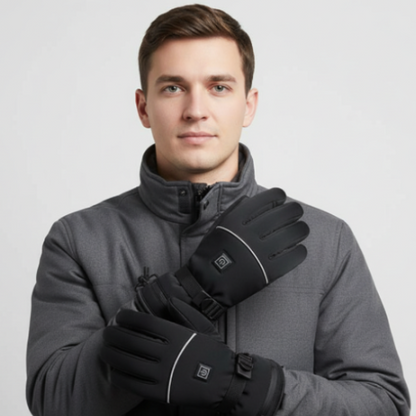 Gants chauffant de ski confort et optimal avec batterie