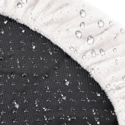 Chauffant pied velours doux rond lavable