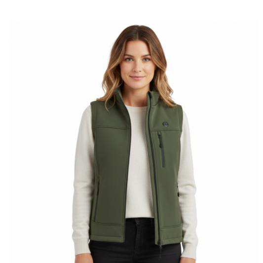 Gilet chauffant femme sport avec batterie