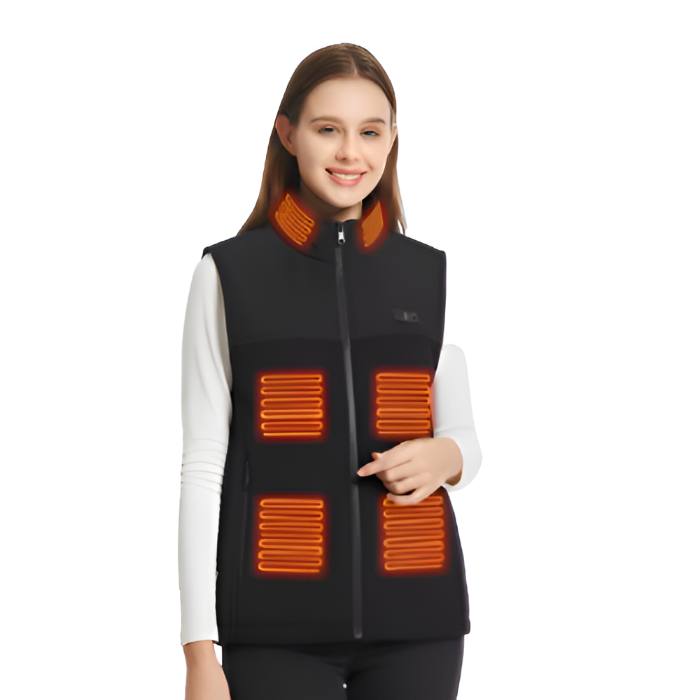Gilet chauffant femme essential avec batterie