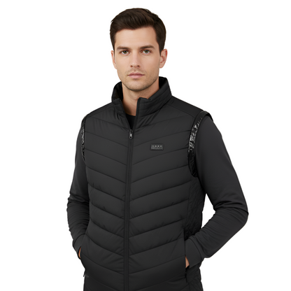 Gilet chauffant homme sans manches infrarouge avec batterie